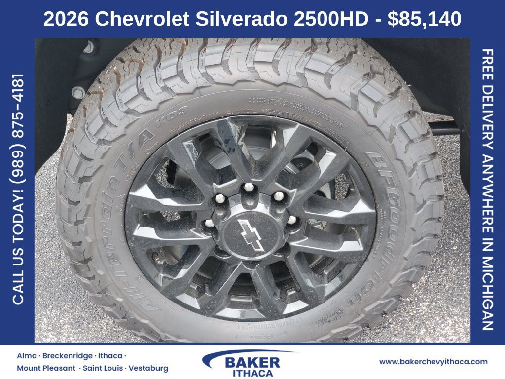 New 2026 Chevrolet Silverado 2500 LTZ w/ Trail Boss Package AWD/4WD image 38