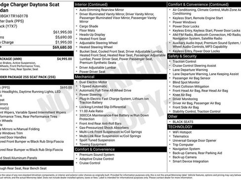 New 2026 Dodge Charger Daytona Scat Pack w/ Track Package AWD/4WD image 7