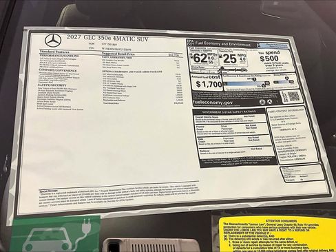 New 2027 Mercedes-Benz GLC 350e 4MATIC image 18