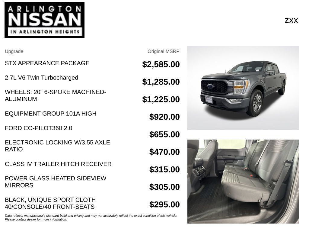 Used 2022 Ford F150 XL w/ STX Appearance Package AWD/4WD image 4