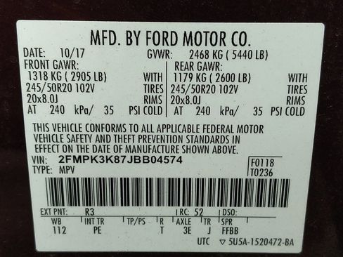 Used 2018 Ford Edge Titanium w/ Equipment Group 302A image 33