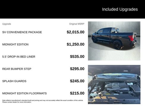 Used 2019 Nissan Titan SV w/ SV Convenience Package image 4