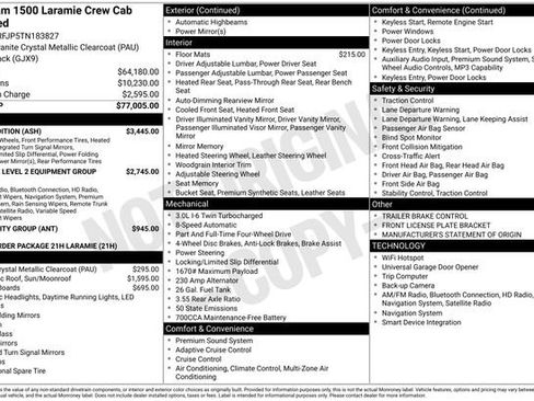 New 2026 RAM 1500 Laramie w/ Night Edition image 32