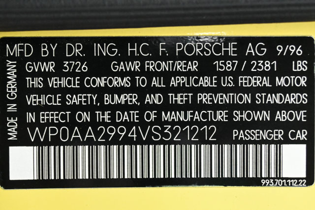 Used 1997 Porsche 911 Carrera RWD image 88