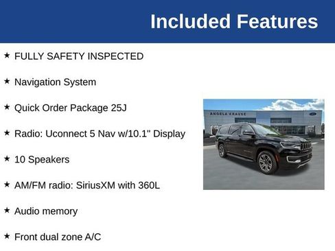 Used 2023 Jeep Wagoneer L Series II AWD/4WD image 5