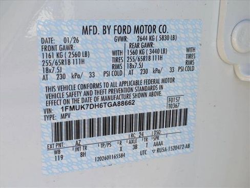 New 2026 Ford Explorer Active image 17