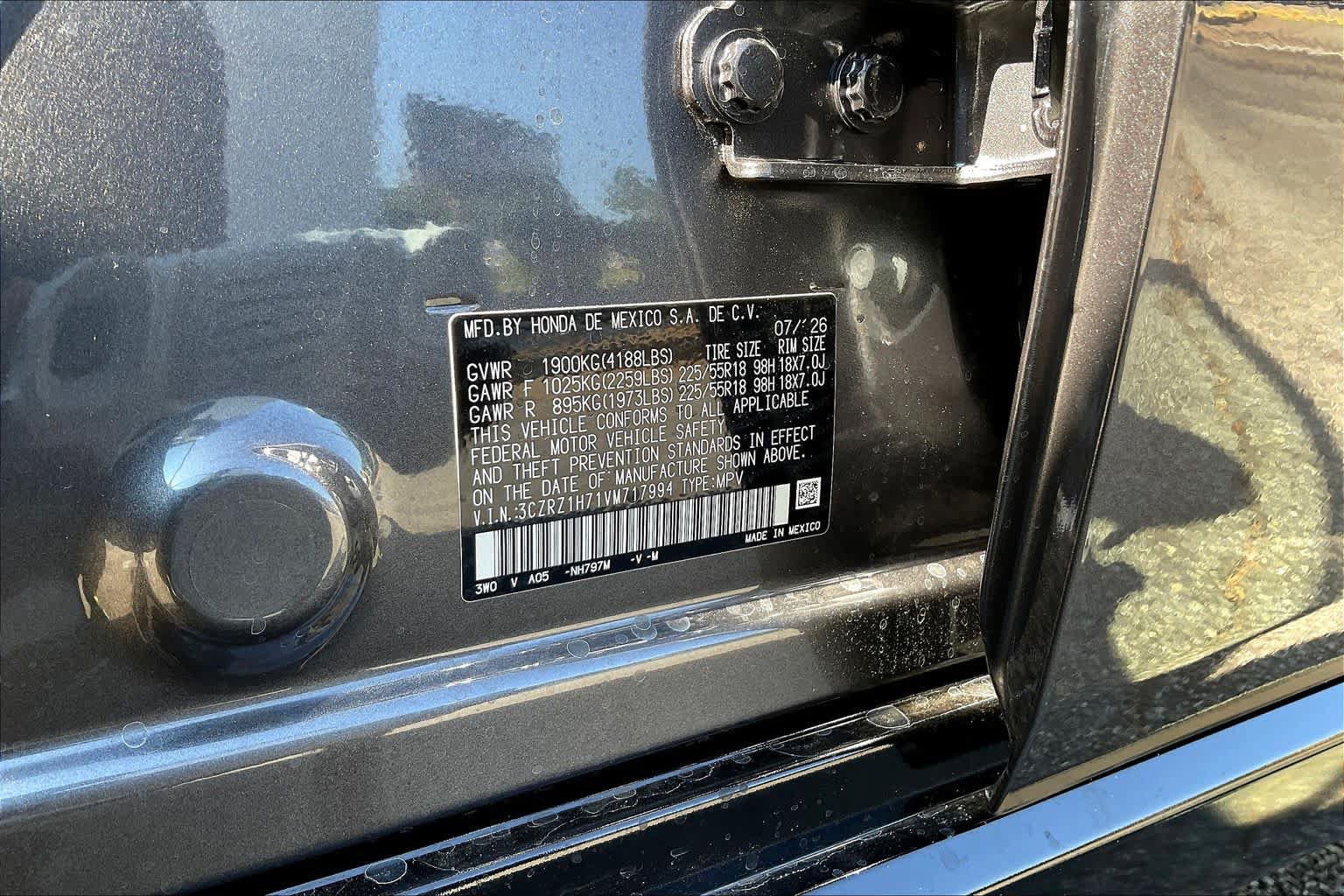 New 2027 Honda HR-V EX-L image 19
