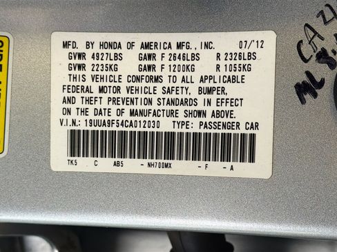 Used 2012 Acura TL SH-AWD image 12