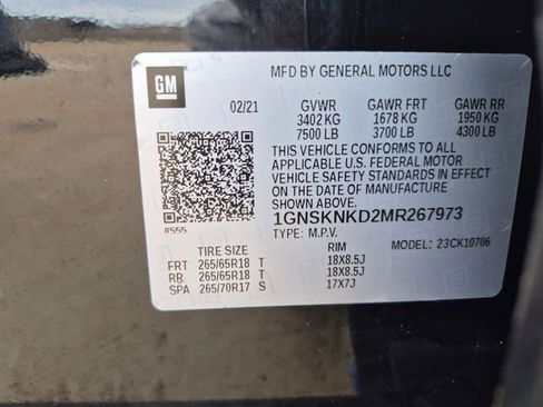 Used 2021 Chevrolet Tahoe LT AWD/4WD image 23