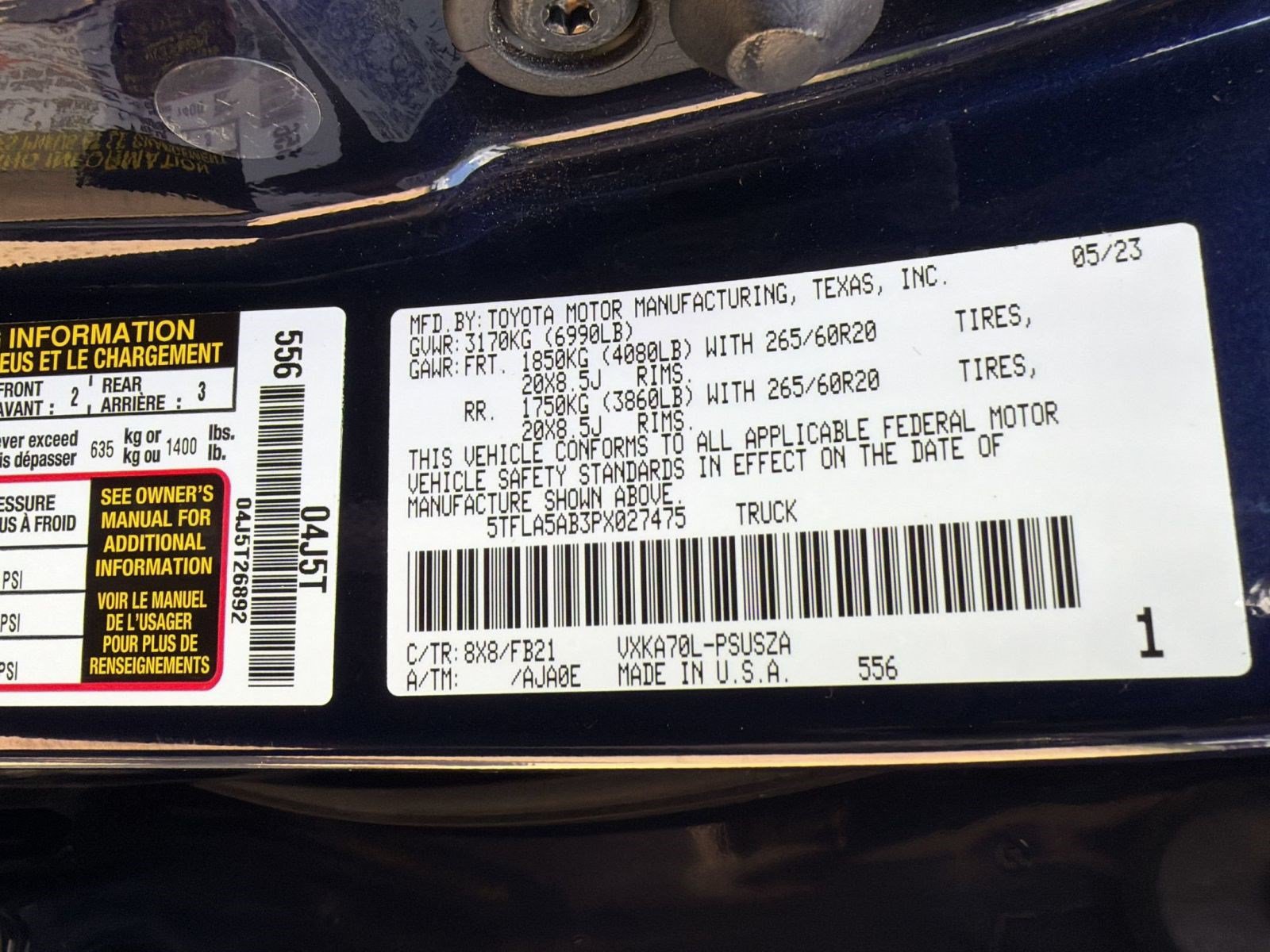 Used 2023 Toyota Tundra SR5 RWD image 20