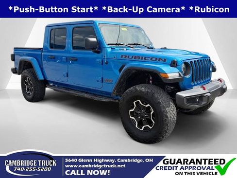 Used 2021 Jeep Gladiator Rubicon w/ Uconnect 4C Nav & Sound Group AWD/4WD image 1