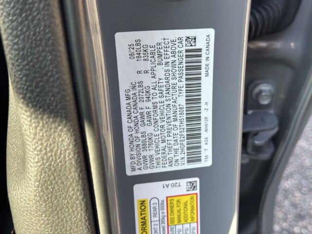 Certified 2026 Honda Civic Sport image 31