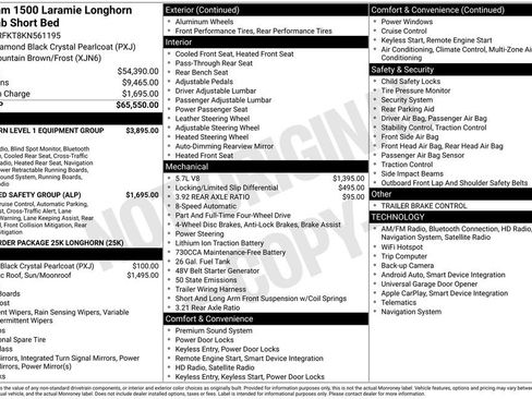 Used 2019 RAM 1500 Limited AWD/4WD image 4