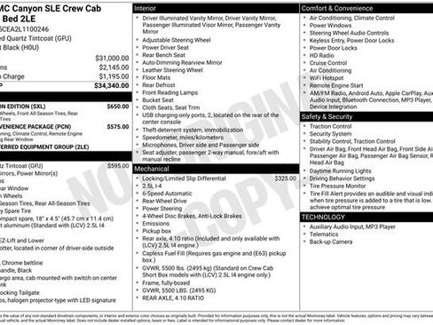 Used 2020 GMC Canyon SLE w/ Elevation Edition image 11