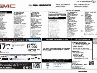 New 2026 GMC Sierra 1500 Elevation w/ Elevation Premium Package