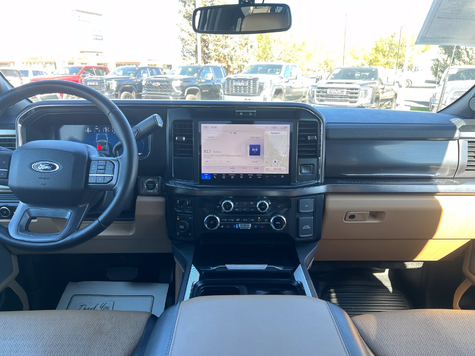 Used 2025 Ford F350 Lariat w/ Black Appearance Package AWD/4WD image 12