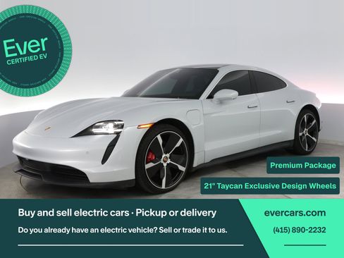 Used 2021 Porsche Taycan 4S w/ Premium Package image 1