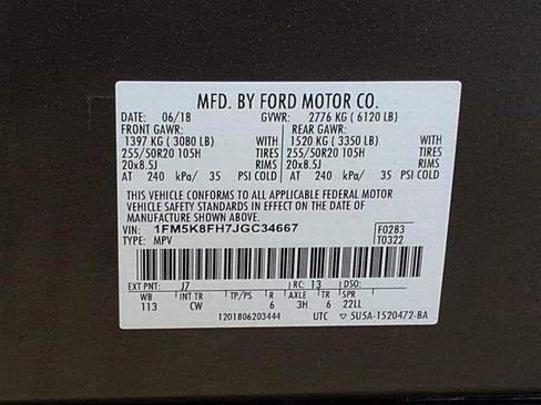 Used 2018 Ford Explorer Limited AWD/4WD image 26
