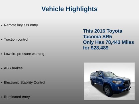 Used 2016 Toyota Tacoma SR5 image 5