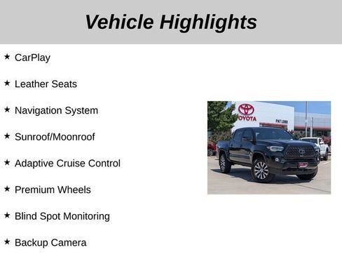 Used 2023 Toyota Tacoma Limited w/ Nightshade Package RWD image 5