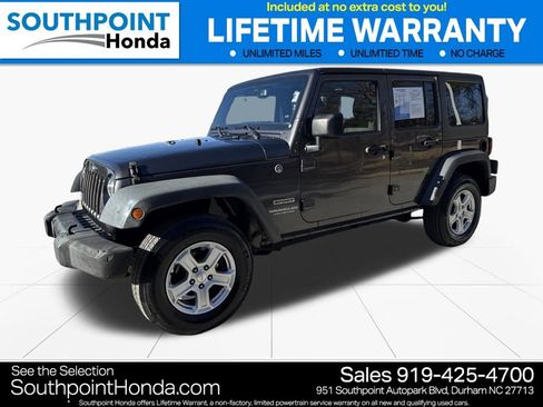 Used 2017 Jeep Wrangler Unlimited Sport w/ Quick Order Package 24S image 3