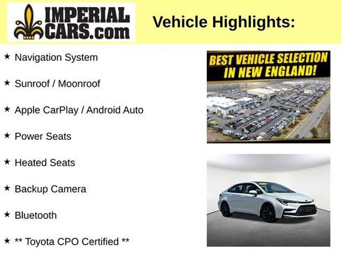 Certified 2025 Toyota Corolla XSE FWD image 3