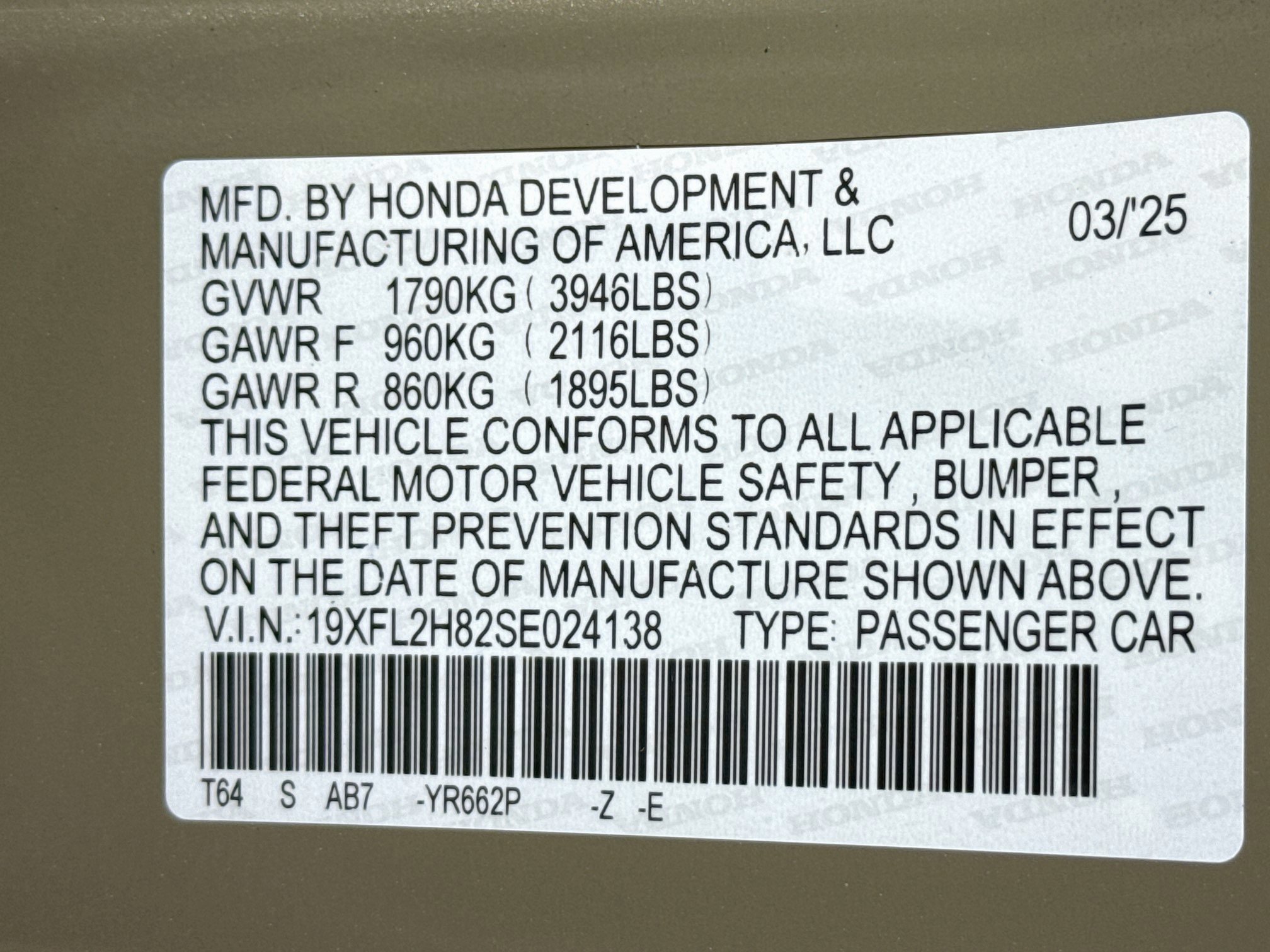 Certified 2025 Honda Civic Sport image 36