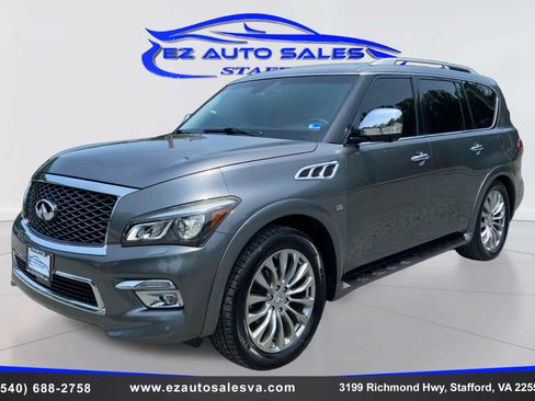 Used 2016 INFINITI QX80 4WD w/ Deluxe Technology Package image 1
