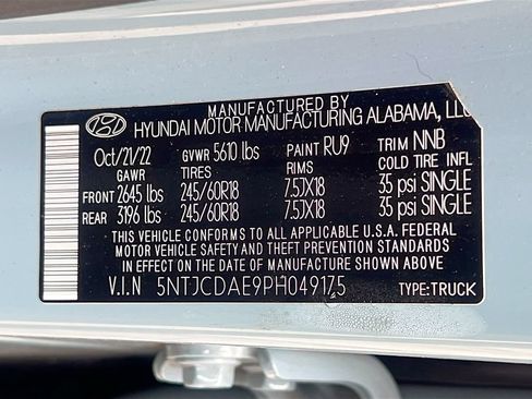 Used 2023 Hyundai Santa Cruz SEL w/ Activity Package AWD/4WD image 32
