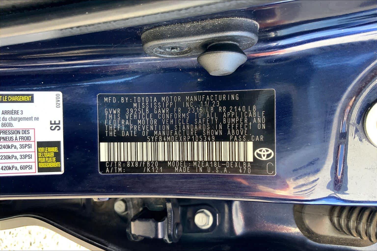 Used 2024 Toyota Corolla LE FWD image 36
