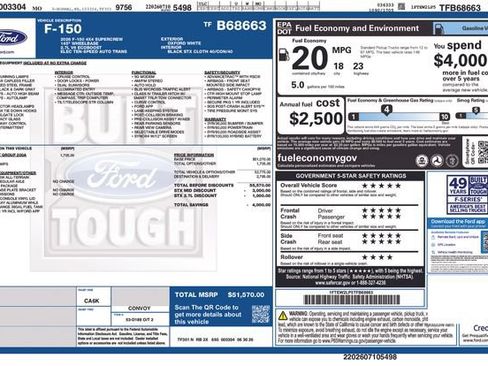 New 2026 Ford F150 STX w/ Equipment Group 200A AWD/4WD image 5