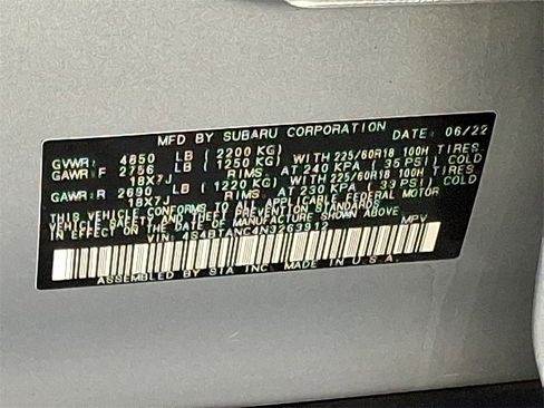 Certified 2022 Subaru Outback Limited w/ Popular Package #2 image 30