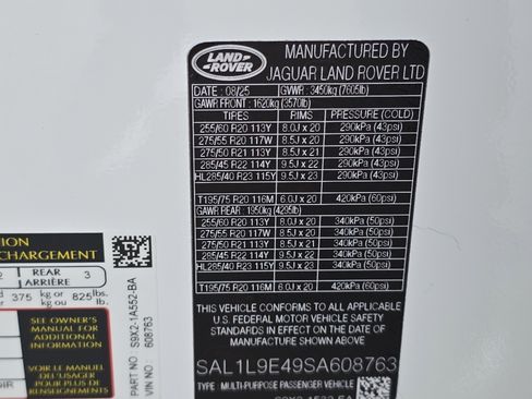 New 2025 Land Rover Range Rover Sport Dynamic SE image 36