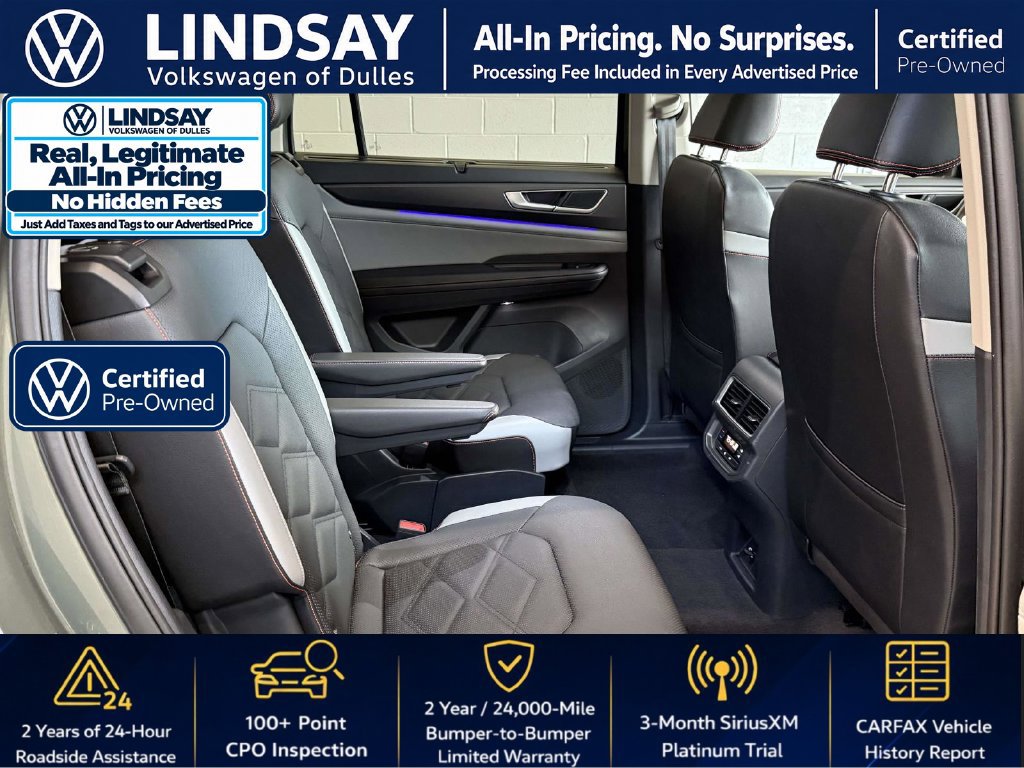 Used 2024 Volkswagen Atlas Peak Edition SE AWD/4WD image 14