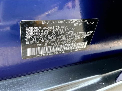 Used 2022 Subaru WRX Premium image 32