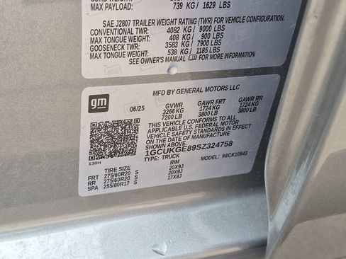Certified 2025 Chevrolet Silverado 1500 LTZ w/ LTZ Premium Package AWD/4WD image 25