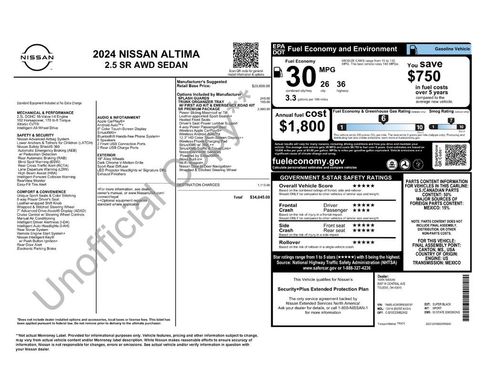 Used 2024 Nissan Altima 2.5 SR w/ SR Premium Package image 40