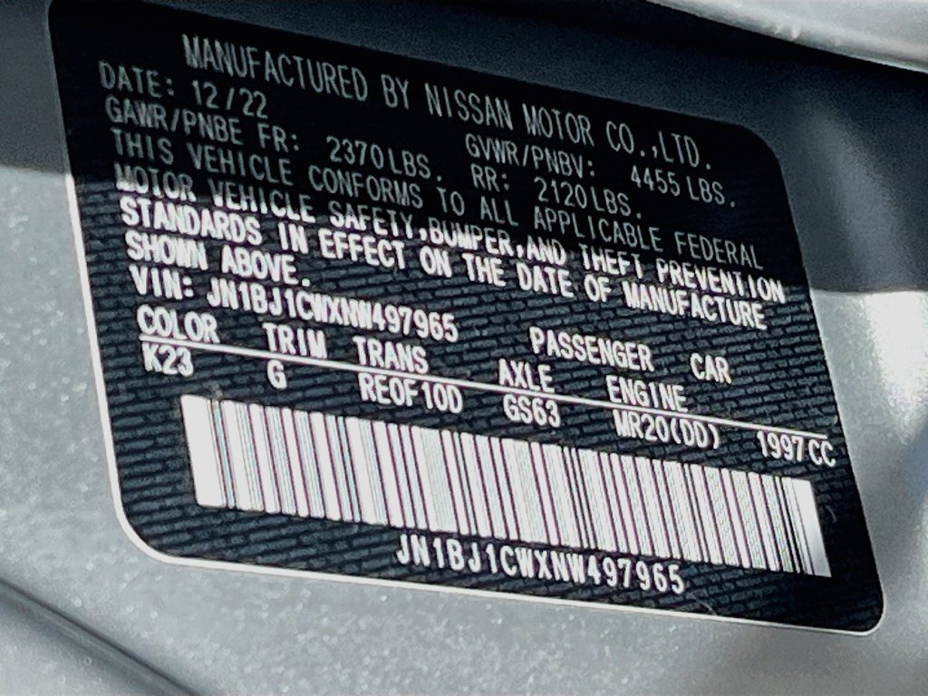 Used 2022 Nissan Rogue Sport SL AWD/4WD image 32