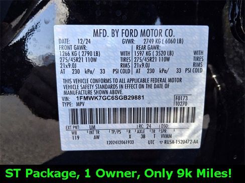 Used 2025 Ford Explorer ST w/ Sun And Sound Package image 20