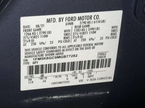 Used 2021 Ford Explorer ST w/ Equipment Group 401A image 19