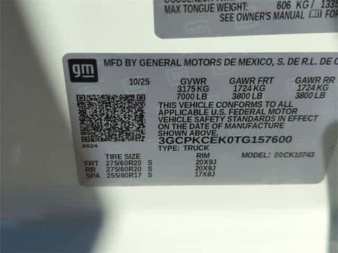 New 2026 Chevrolet Silverado 1500 Custom Trail Boss image 33