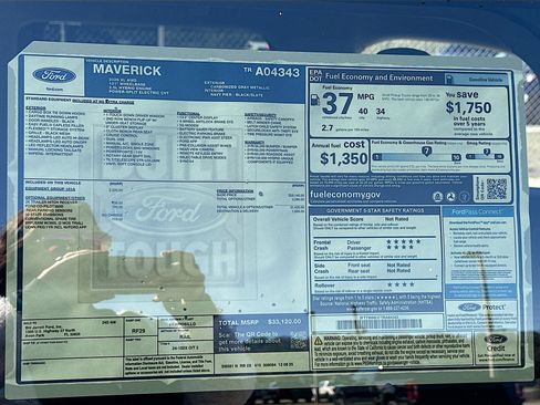 New 2026 Ford Maverick XL w/ Equipment Group 101A image 17