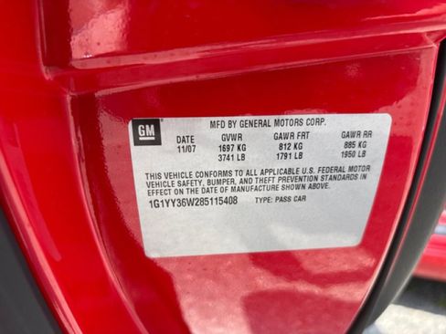 Used 2008 Chevrolet Corvette Convertible w/ Preferred Equipment Group image 20