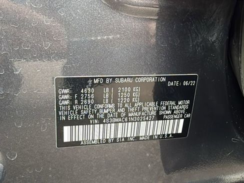 Certified 2022 Subaru Legacy Premium AWD/4WD image 32