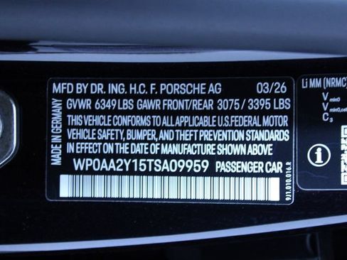 New 2026 Porsche Taycan AWD/4WD image 30