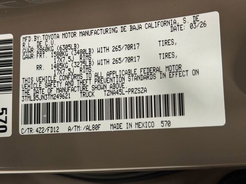 New 2026 Toyota Tacoma SR5 image 20