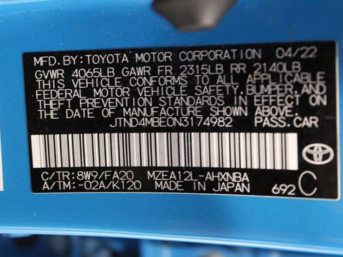 Used 2022 Toyota Corolla SE FWD image 31