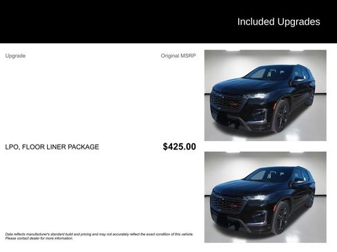Used 2023 Chevrolet Traverse RS w/ LPO, Floor Liner Package AWD/4WD image 3