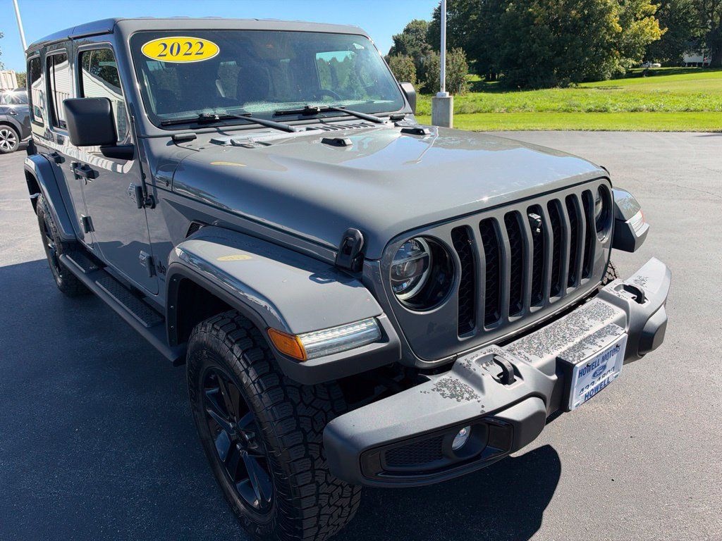 Used 2022 Jeep Wrangler Unlimited Sahara AWD/4WD image 1