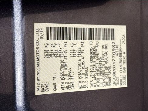 Used 2019 Nissan Frontier SV image 28